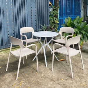 Bàn Ghế Nhựa Đúc Cafe Nhà Hàng